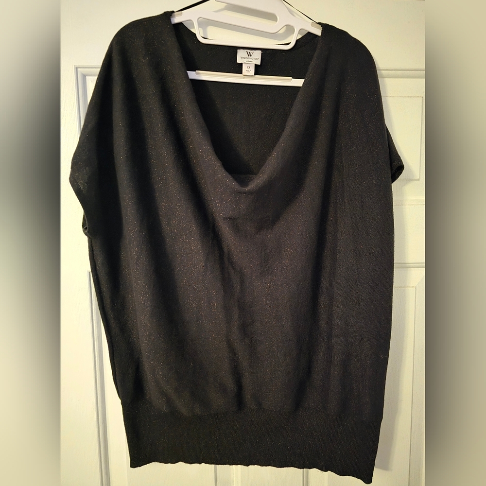 Worthington Black Cowl Neck Sweater